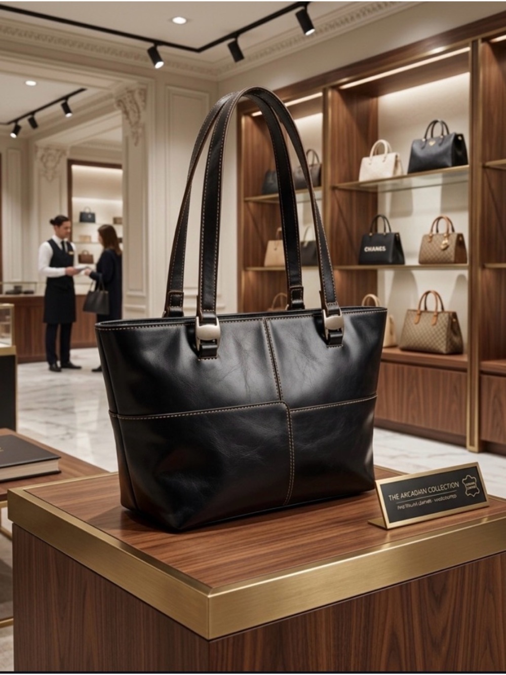 Classic Black  Tote Bag